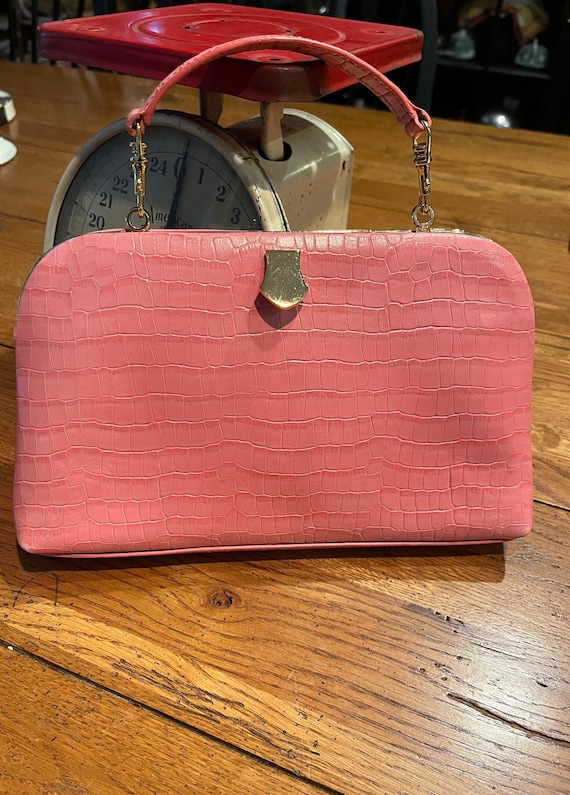 Vintage Etienne Aigner Pink Leather Purse