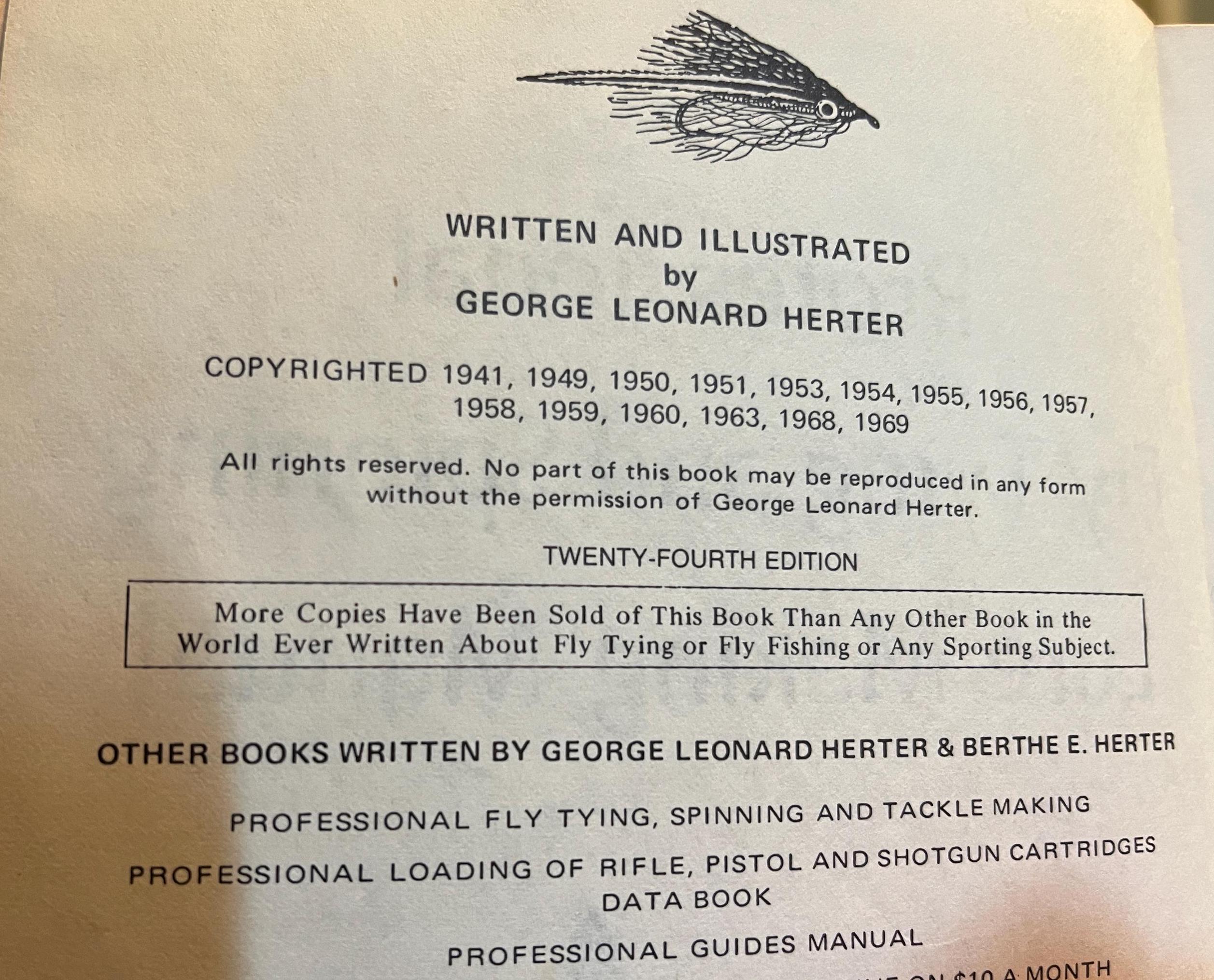Vintage Book, Professional Fly Tying and Spinning Lure