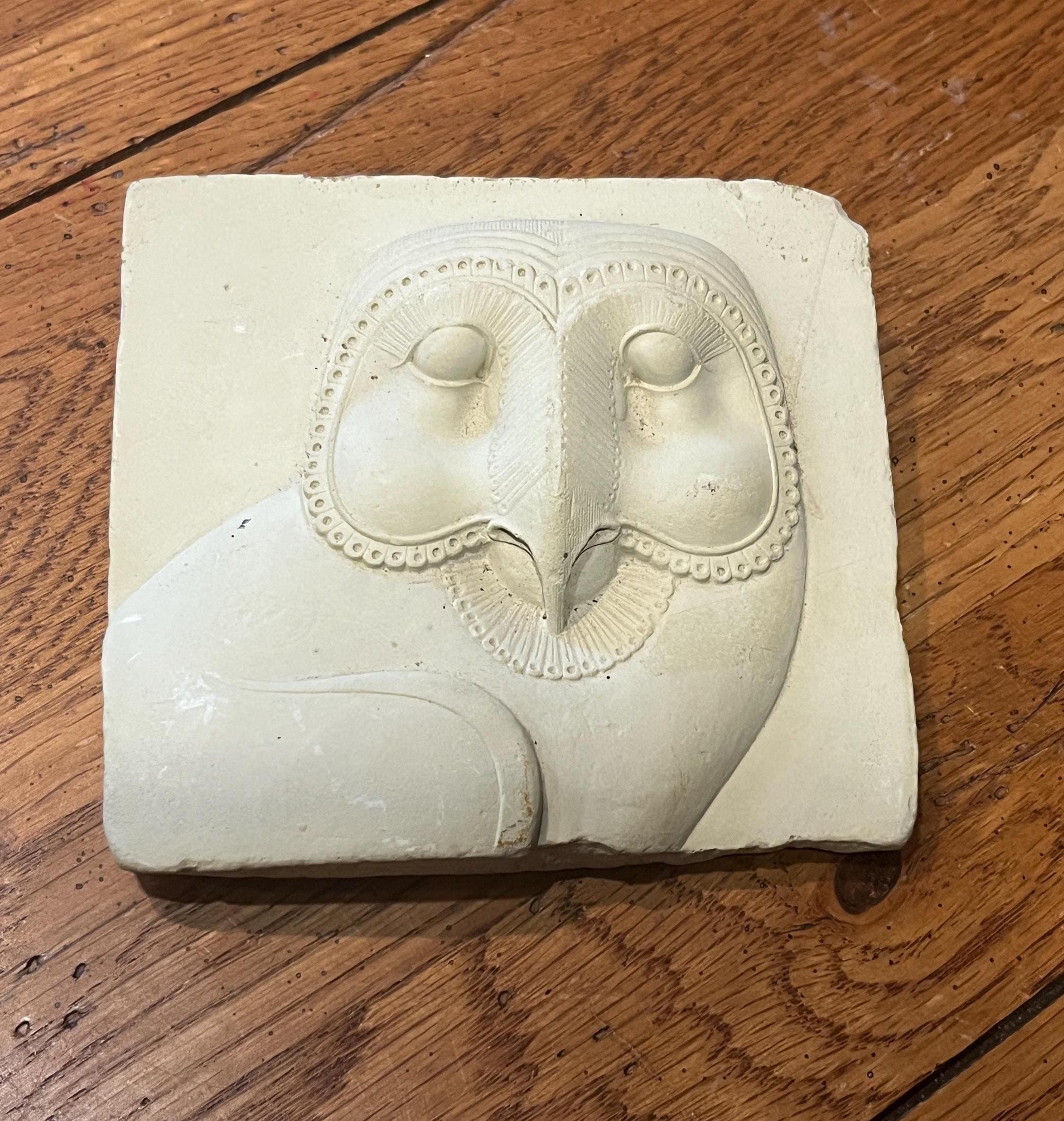 Vintage Owl Relief Plaque, Metropolitan Museum of Art