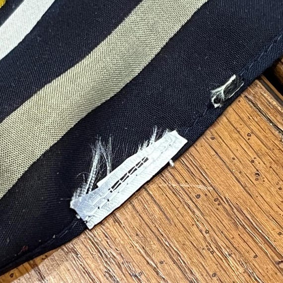 Vintage Mid Century Oversized Rectangular Scarf - image 5