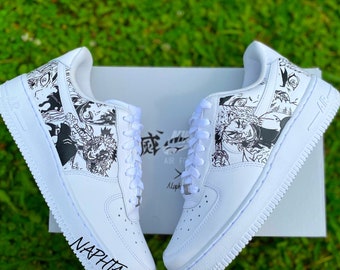 Manga Air Force 1 Nike Custom /Personalisierte Nike Anime Af1 Schuhe