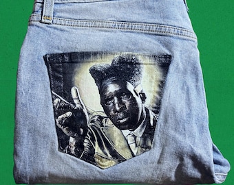 CHROMAKOPIA-JEANS • Tyler The Creator, handgeschilderd denim