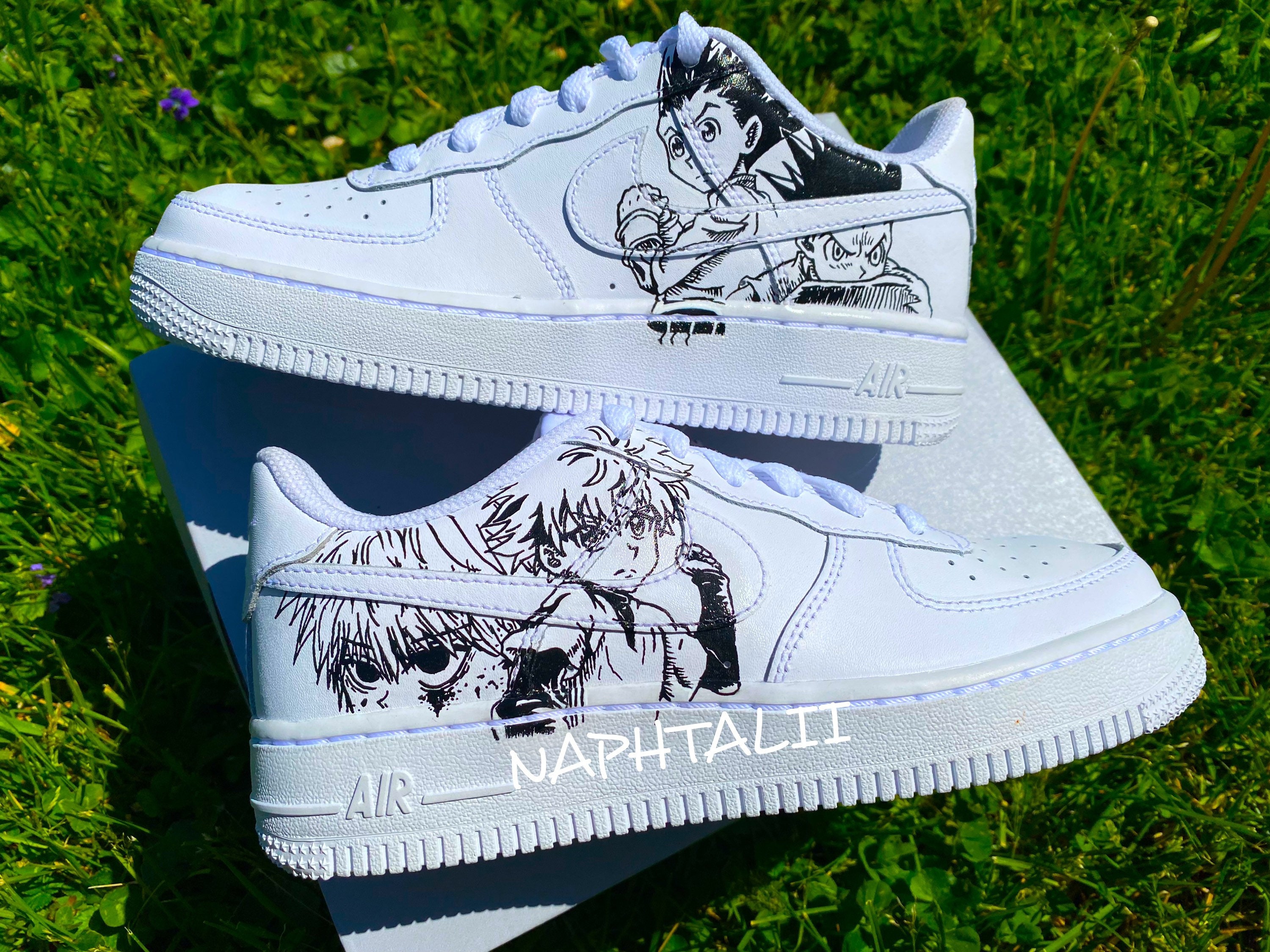 CUSTOM AIR FORCE 1 CUSTOM SHOES SNEAKERS ANIME HANDMADE FOR WOMEN