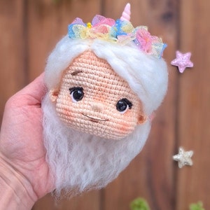 crochet pattern crochet unicorn unicorn doll crochet doll unicorn crochet PDF pattern English crochet pattern image 4