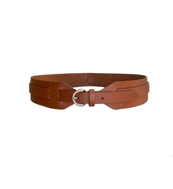 Belt Calfskin Metal Black & Camel