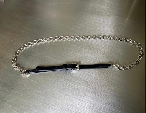 Belt, Leather & Single Chain