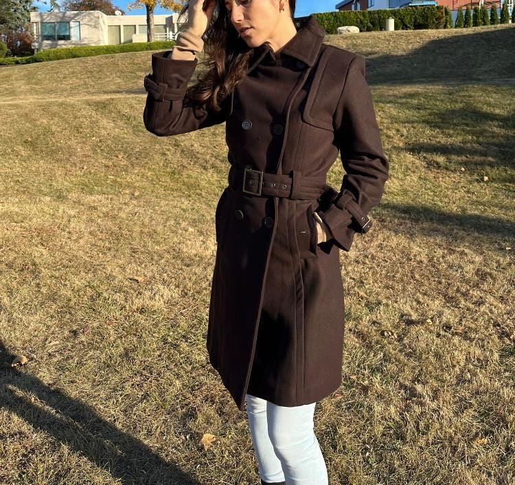 Stone Wool Coat - Etsy Canada