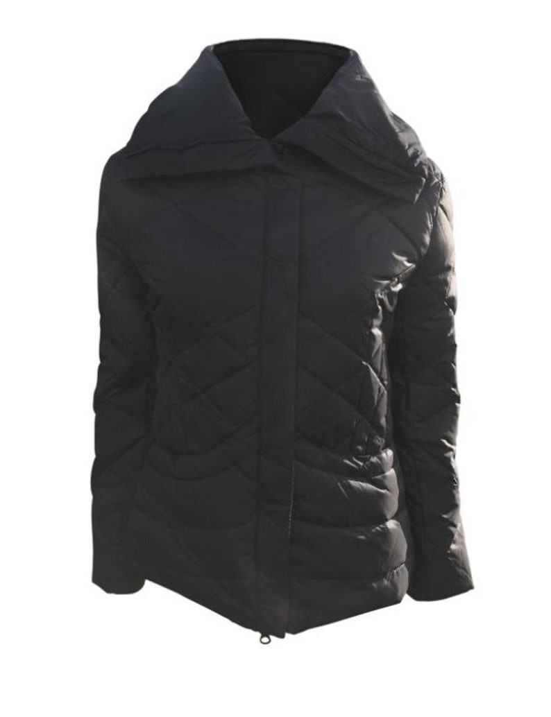 Down coat. Women top down coat.