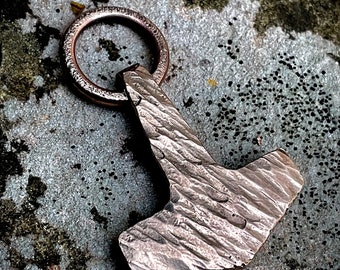 Orme Made Hammered Texture Mjölnir, Thors Hammer- Options of Copper, Bronze, Silver