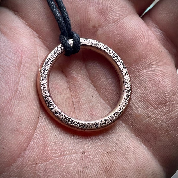 Bronze Age Money Ring Pendant