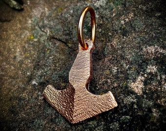 Orme Made Contemporary Thors Hammer, Mjölnir, Available in Bronze or Silver