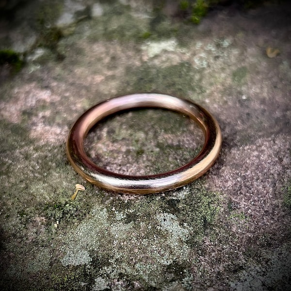 Bague en bronze massif de 3 mm