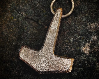 Orme Made Large Textured Mjolnir, Thors Hammer- Options of Copper, Bronze, Silver