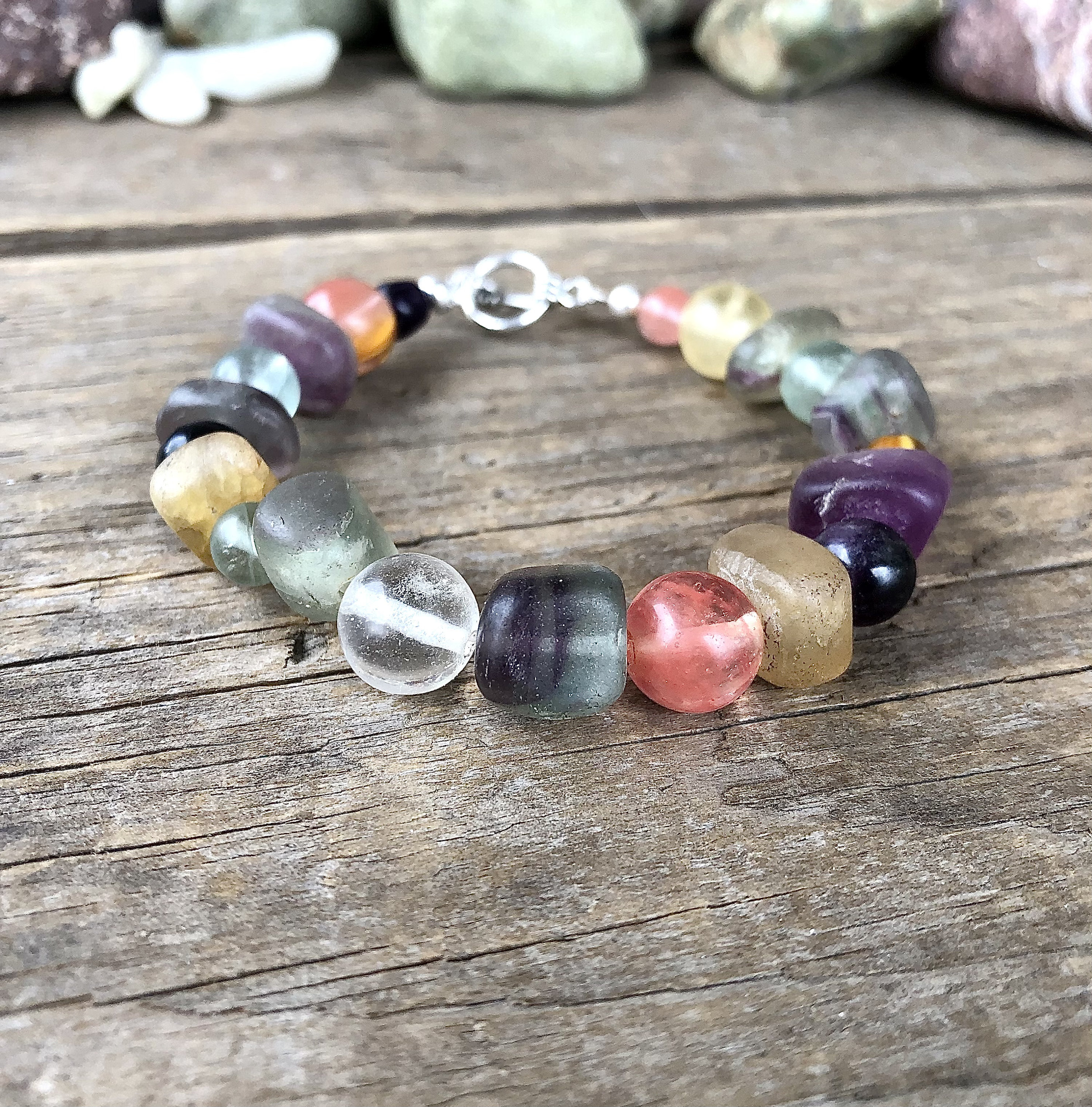 Fluorite Bracelet - 7.5 inch