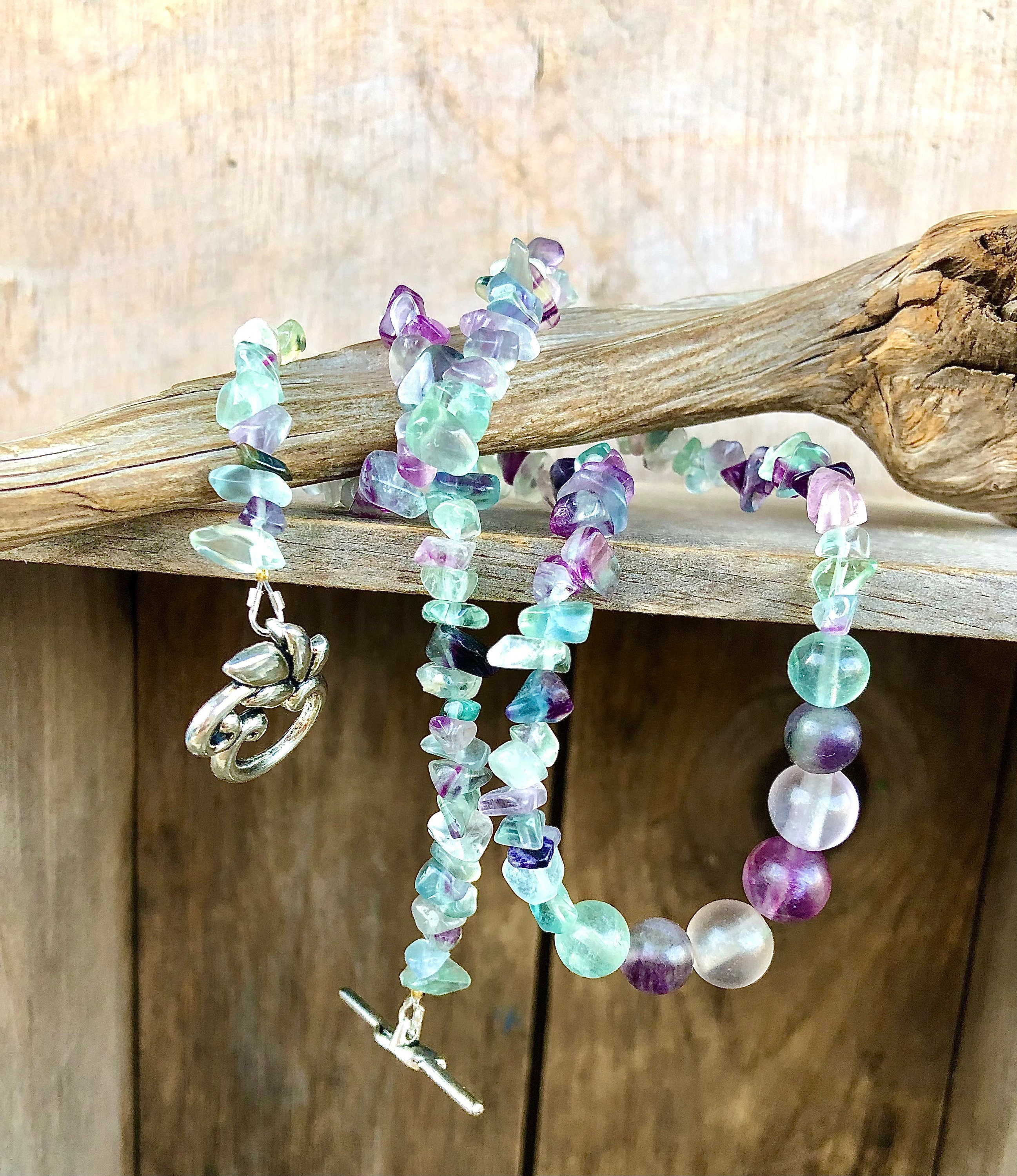 Fluorite Natural Gemstone Beads and Pendant Value Pack Collection