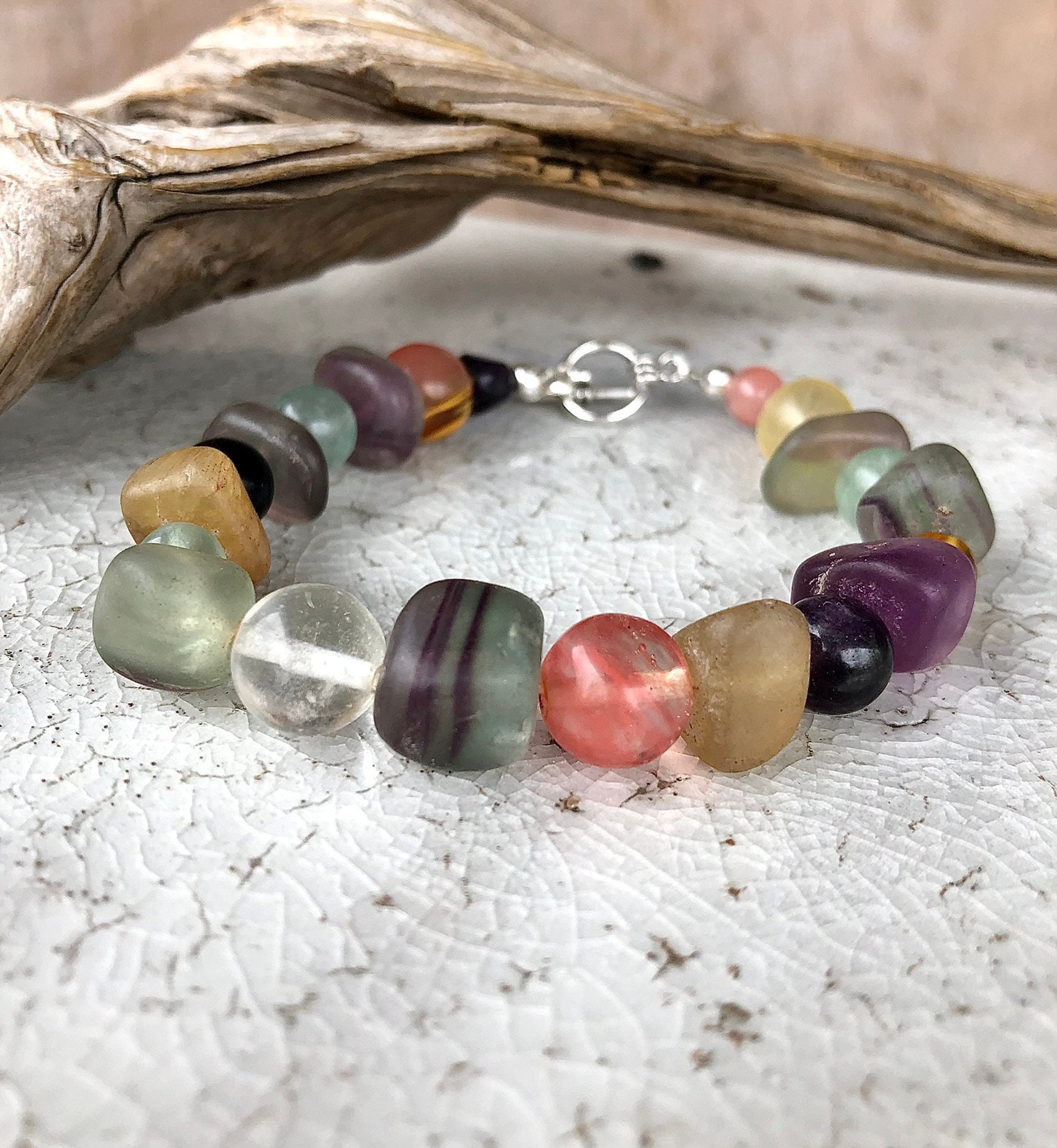 Fluorite Bracelet - 7.5 inch