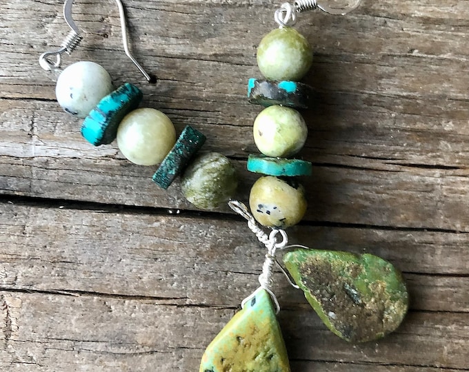 Jade & Turquoise Earrings