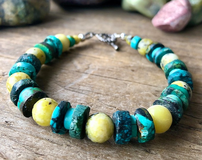 Jade & Turquoise Bracelet