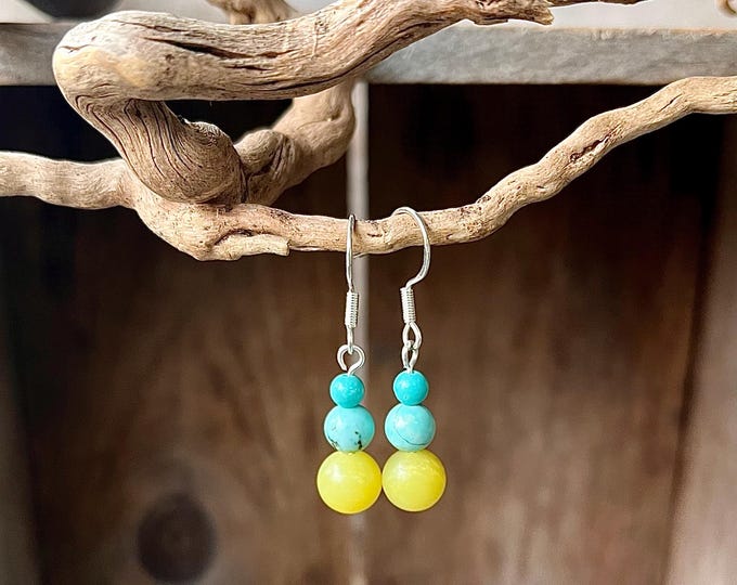 Jade & Turquoise Earrings