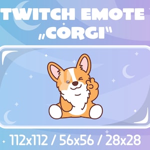 Twitch Emote - Corgi