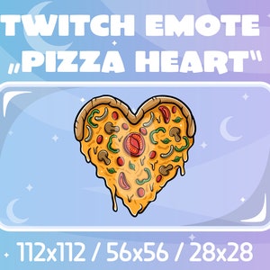 Twitch Emote - Pizza Love
