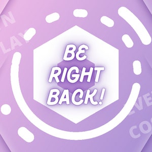 GEOMETRIC PURPLE animierted Stream Pack - [For Twitch]