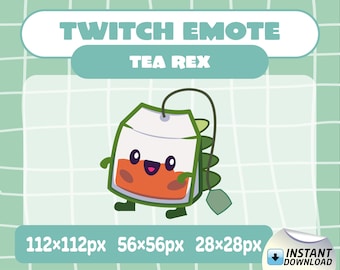 Twitch Emote - Tea-Rex