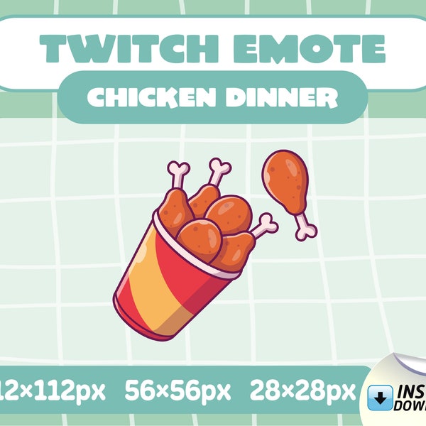 Twitch Emote - Chicken Dinner