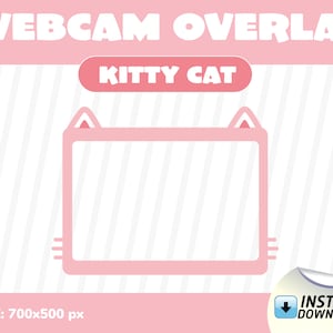 Webcam Overlay - Kitty Cat