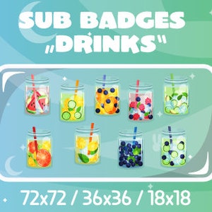 Sub Badges - Drinks