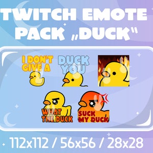Twitch Emote Pack - Duck