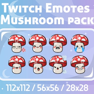 Twitch Emote - Mushroom Pack