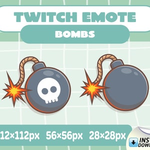Twitch Emotes - Bombs