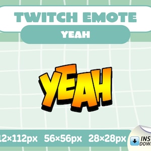Twitch Emote - Yeah