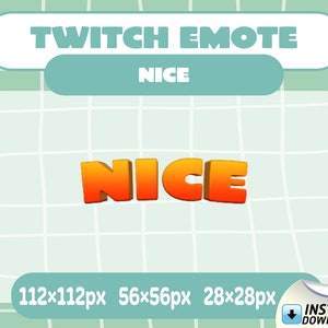 Twitch Emote &quot;Nice&quot;