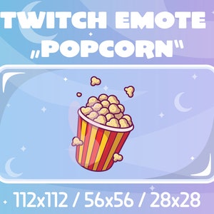 Twitch Emote - Popcorn