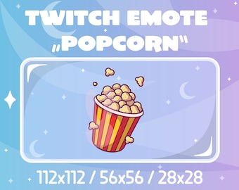 Twitch Emote - Popcorn