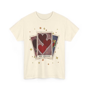 ¿Por qué elegir? Camiseta unisex de algodón grueso con las cartas del tarot