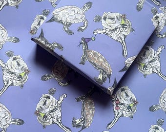 Terrapin Party /Party/ Wrapping Paper / Gift Wrap / Turtles / Tortoise
