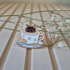 Tea Cat | Hard Enamel Pin