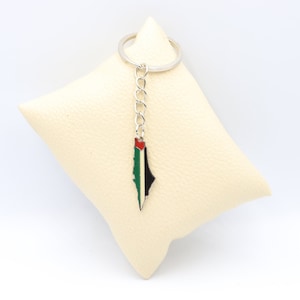 Palestina Sleutelhanger - Sleutelhanger - Palestine Design - Palestina kaart - Palestina hanger - Kaart van Palestina - Vrij Palestina - Palestijns