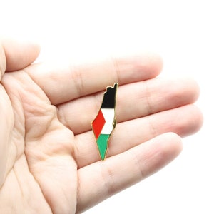 Palestina broche, fancy ontwerp, vlag, brochekaart, broche, Palestina, vlagontwerp, vlagkaartbroche, Palestijns, kleine broche, spelden