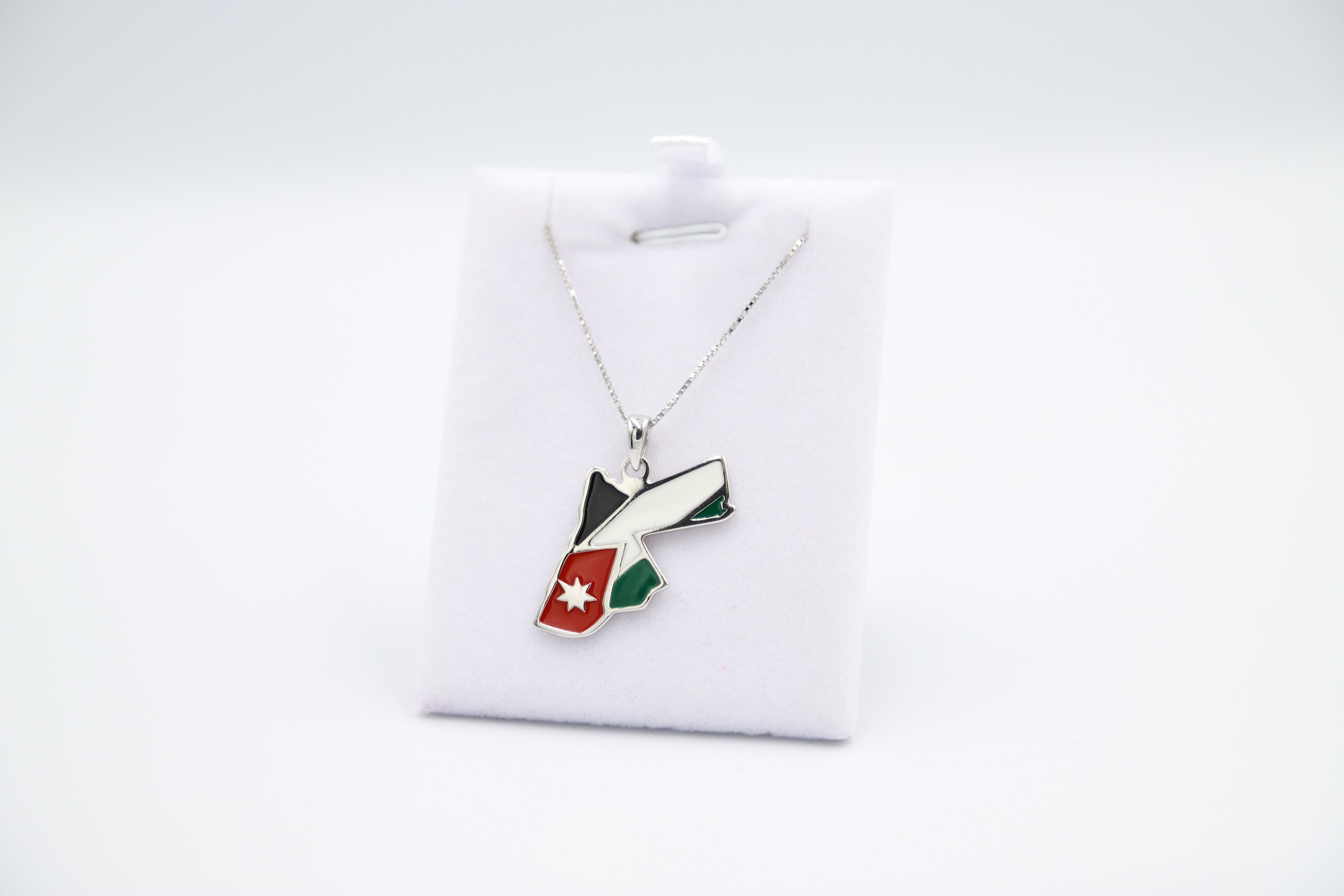 Jordan Necklace Jordan pendant 925 sterling silver Map Etsy