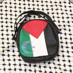 Sac drapeau Palestine, sac palestinien, sac femme palestinienne, sac à main drapeau Palestine, sac à main homme, idée cadeau Palestine, petit sac