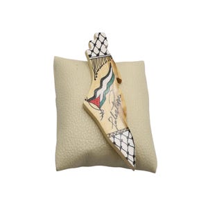 Palestina kaart koelkastmagneet, Palestina ontwerp, Palestina Keffiyeh kaart, kaart van Palestina, Palestina houten kaart, handgeschilderd