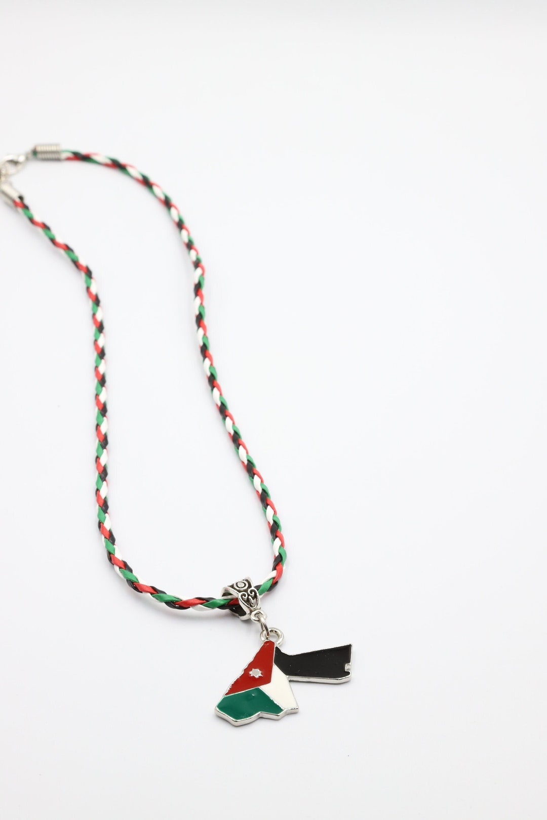 Jordan Necklace Jordan Black Faux Leather Necklace Etsy