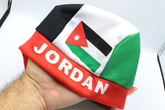 Bandeau Jordan , Bandana réglable , Design du drapeau , Drapeau Jordanie ,  Design du drapeau , Jordanie , Bandeau , Cadeau , Jordanien , Hommes  Jordaniens -  France