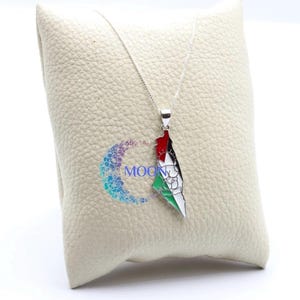 Collier de la Palestine, drapeau de la Palestine, carte du drapeau de la Palestine, Palestine libre, mini carte de la Palestine, collier palestinien, cadeaux palestiniens