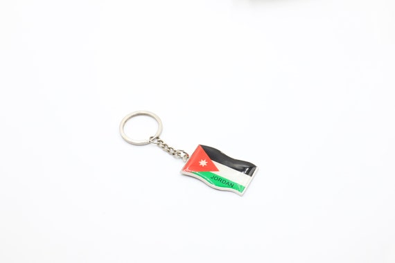 Portachiavi Jordan Design Jordan Flag Jordan Flag pendente Jordan Word Gift  For Him Jordanian Jordanian Gift , Jordan Key chain -  Italia