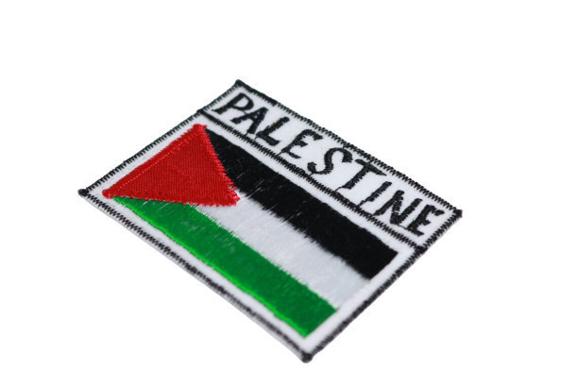 Embroidered Palestine Flag Patch Sew Clothes and Bag Etsy